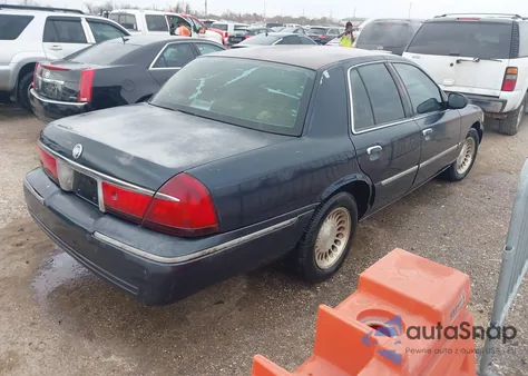 2000 Mercury Grand Marquis Ls z USA, uszkodzony, nr VIN 2MEFM75W1YX718494